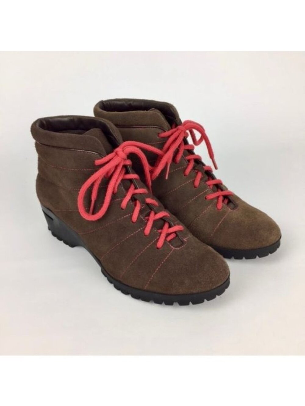 Cole Haan Air Dade Waterproof Brown Suede Lace Up Short Hiking Boot 7